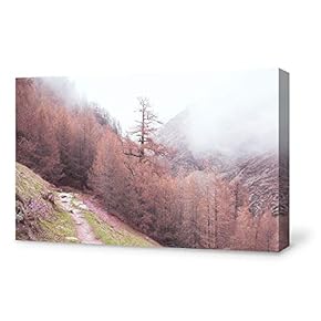 Winter Wood Dawn Painting Wall Poster Decor for...