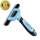CosyFam Professional Dog Brush & Cat Brush, Essential Grooming Tool & Deshedding Brush for Short to Long Haired Pets, in Small Medium and Large Size (Blue)