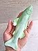 Green Trout Soap on a Rope, Soap for Men, Gifts for Kids, Eucalyptus Peppermint Essential Oil, handmade Soap (Pack of 1)