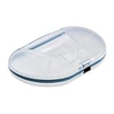 Gasketed Vitacarry 8 Compartment Pill Box Holds up to 150 Pills Waterproof (Clear)
