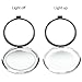 Compact Mirror,E'YOBE 1X/10X Lighted Magnifying Mirror, - 4.13 Inches Travel Makeup Mirror,Daylight LED,Compact,Portable for Purses