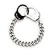 Silver Phantom Jewelry Handcuff Bracelet in Stainless Steel