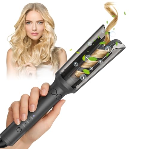 Souvik Automatic Curling Iron Professional Curling Iron 23 mm with 3 Temperature, Anti-Scald Smart Reminder, Anti-Tangle Curling Iron for Perfect Curls
