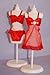 Bra and Panty Set with Nightgown in Red Made to Fit Barbie Doll