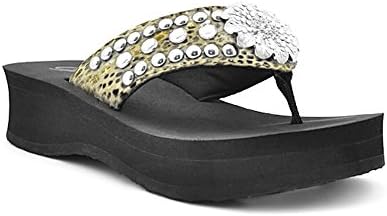 Grazie Women's Thrills Platform Sandal (6.5 M, Beige)