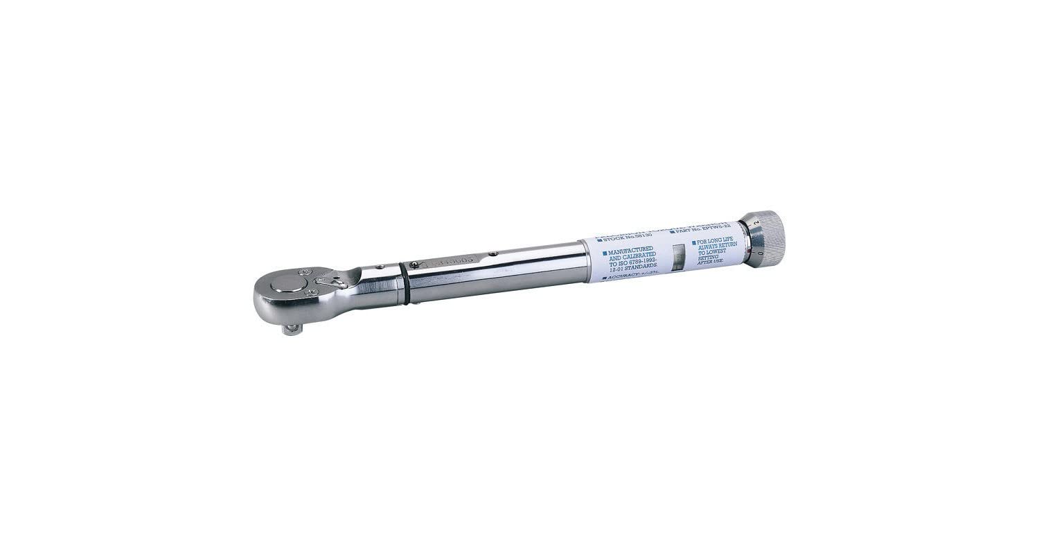 Draper 58130 3/8-inch Square Drive Precision Torque Wrench 5-22 Newton Meters, Blue