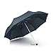 Kobold Windproof Travel Umbrella Lights Compact Mini 3 Fold Rain & Sun Protection Umbrellas for Women Gray