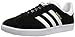 Adidas Originals Men's Gazelle Lace-up Sneaker,Black/White/Gold Met.,8 M US