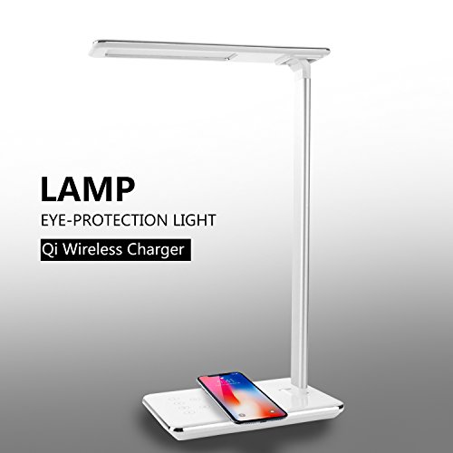 lamp with built in wireless charger