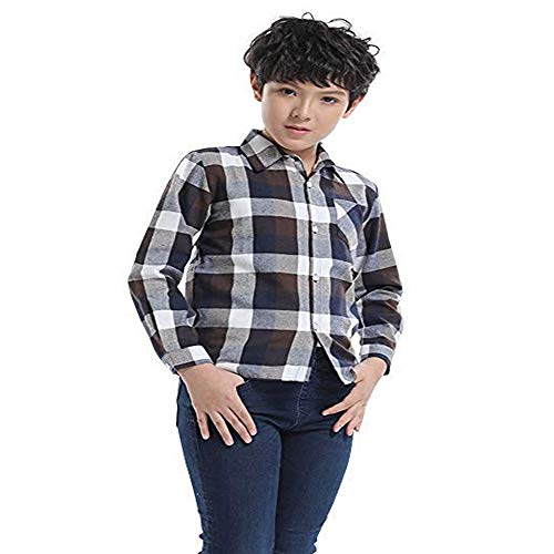 5 Toddlers+Clothes+Flannel+Formal+Button