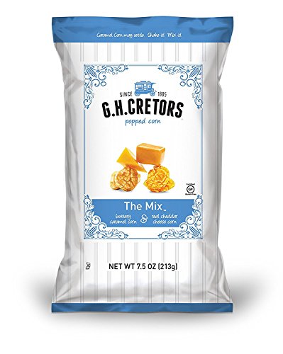 G.H. Cretors Popcorn, The Mix, 7.5-Ounce Bags (Pack of 12)