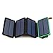 Solar Charger, X-DRAGON 10000mAh Solar Power Bank with Foldable Panel Portable Rugged Shockproof Dual USB Solar Battery Charger for iPhone, Samsung Galaxy ipad and More-Green