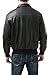 Landing Leathers Men's Air Force A-2 Leather Flight Bomber Jacket - Big 3XL Black