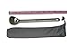 Valtcan Titanium Spoon Long Handle Polished Bowl with Keyring Waterproof Bag for Camping, Wilderness, Outdoors, Picnics, Bushcraft, Reach into Tall Cooking Pots, and Dehydrated Meal Packsthumb 3
