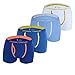 Men's 4 Pack Cotton Stretch Boxer Briefs With Fly Assorted,Eternal Century
