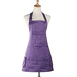 boshiho Adult Painting Aprons Barber Apron with Pockets for Women/Men / Unisex