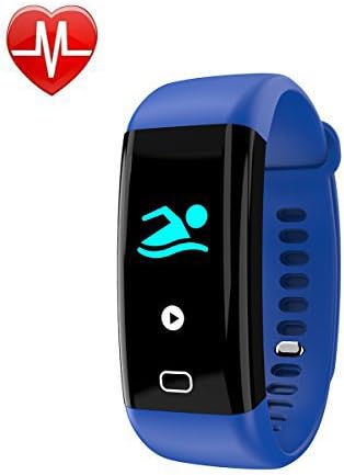Vahulawa Smart Wristband F07 HR Fitness Tracker Bluetooth Sport Bracelet For Xiaomi IOS Android Smart Band PK Mi Band Huawei red (F07Blue)