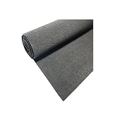 PRC Marine Upholstery Durable Un-Backed Automotive Trim Carpet 72" x 36" Mini Roll (Gray)