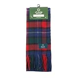 Clans Of Scotland Pure New Wool Scottish Tartan Scarf