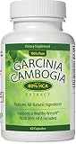 Insanely Potent Garcinia Cambogia Pure Extract! 80% HCA #1 Carb Blocker Supplement, Decrease Appetite Increase Energy & Burns Fat All Natural, Contains A Huge 1400mg 80% HCA w/ Potassium, 60 Capsules