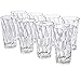 Optix 20-ounce Plastic Tumblers | set of 8 Clear