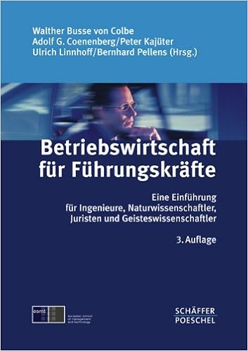 Betriebswirtschaft Fur Fuhrungskrafte Eine Einfuhrung Fur