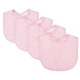 Trend Lab Trend Lab Pink Gingham Seersucker Bib Set, Pink, 4 Count