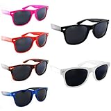 Lot of 6 Nerd Glasses Buddy Holly Wayfarer Clear Lenses