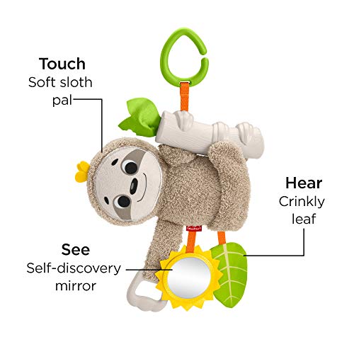 3 Fisher+Price+Stroller+Sloth+Brown+Yellow