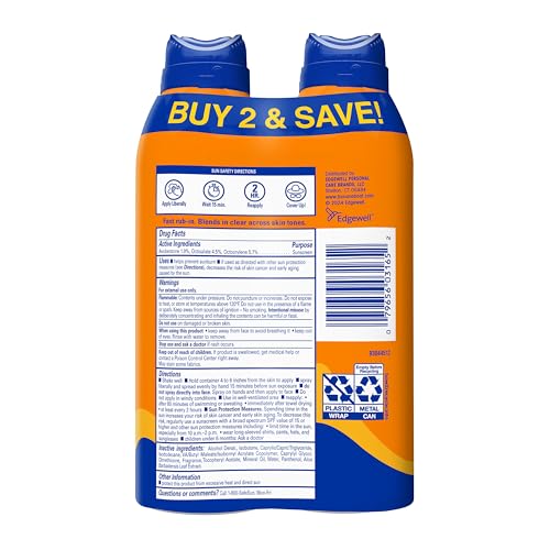 BANANA BOAT SPORT ULTRA SPF 30 SUNSCREEN SPRAY TWIN PACK | BANANA BOAT SUNSCREEN SPRAY SPF 30, SPRAY ON SUNSCREEN, WATER RESISTANT SUNSCREEN, OXYBENZONE FREE SUNSCREEN PACK, 6OZ EACH