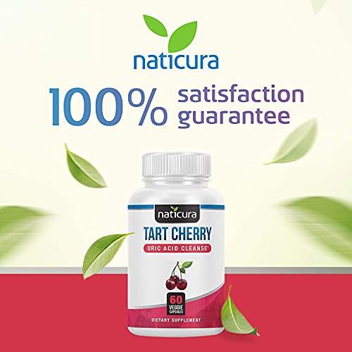 Naticura Tart Cherry Uric Acid Cleanse with Turmeric, Celery Seed