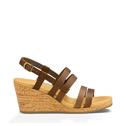 Teva Womens Arrabelle Leather Sandal Brown 11 M Us Desertcart
