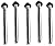 5 Pack of Stainless Steel Beer and Wine Cooling Sticks (Chillers)