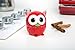 Kikkerland KT36B-A Owlet Kitchen Timer, Assorted Colors, 1, Green/Blue/Red