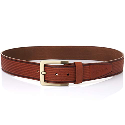 Hammer Anvil Mens Full Grain Leather 38 MM Casual Jean Belt - Thumbnail 4