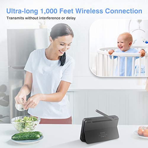 image for Baby Monitor with Camera and Audio, X-Sense Video Baby Monitor with 4.