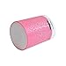 LED Portable Mini Bluetooth Speakers Wireless Hands Free Speaker With TF,Tuscom (Pink)