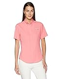 Columbia Women's Tamiami Ii Short Sleeve Shirt, Lollipop, Small