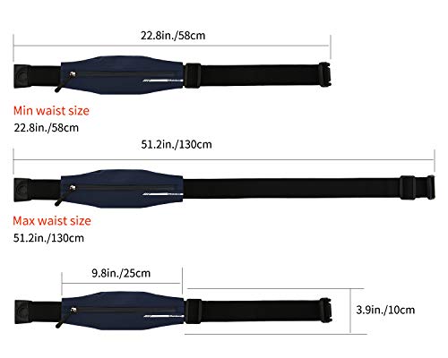 HRainbow Running Belt Bag Waterdicht voor Vrouwen Mannen Slanke Taille Pack Riem voor Draagtelefoons Tot 7.5 inch… - Image 4