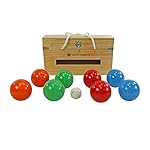 Hammer Crown Premium Bocce Ball Set in Wooden Box