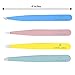 Tweezers Professional Stainless Steel 4-Piece Precision Tweezer Set for Men & Women - Great for Facial Hair Removal, Eyebrow Shaping, Plucking, Splinters & Ingrown with Facial Hair Scissor (4 Colors)
