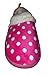 Girls Pink and White Polka-Dot Warm Winter Slipper
