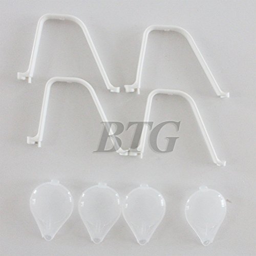 BTG Motor Parts for Syma X5UC X5UW RC Quadcopter- Spare Parts: 4 Motors; 4 Gear Sets; 4 Propellers, 4 Protection Frames, 4 Landing Gears