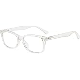 DUHKP Blue Light Filter Nearsighted Distance Glasses Anti Eyestrain UV Blocking Myopia Eyeglasses Men & Women