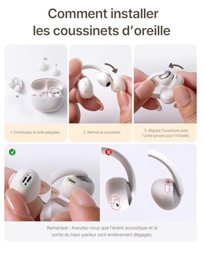 Baseus MC2 Clip-On Free Ear Headphones with CloudComfort 2.0, Hi-Res Audio, LDAC, SuperBass 3.0, Bluetooth 6.0, 4 Mic with AI for Innodal Calls, 55 Hours of Battery Life, IP67, Lightweight 5g