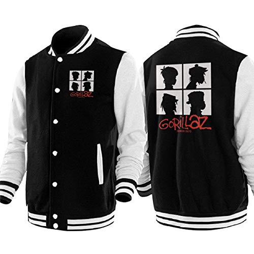 Demon Days Gorillaz Cool Baseball Uniform Jacket Unisex Hoodie Fashion