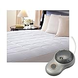 Sunbeam Premium Quilted Cotton Heated Electric Mattress Pad - Cal-King
