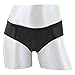 adidas Women's Superlite Hipster Underwear (1-Pack), Black/Matte Silver, MEDIUM
