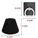Phone Ring Stand, LP Universal 360 Degree Ring Holder Grip with Stand Holder for Any Smartphones and Device，for iPhone 6/6S/6 Plus/5S/5C,Samsung Galaxy S6 (black)