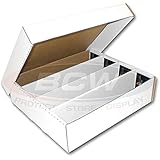 BCW Monster Storage Box, Holds 3,200 Standard Sized Trading Cards, 200 Pound Test Strength (1-Count)